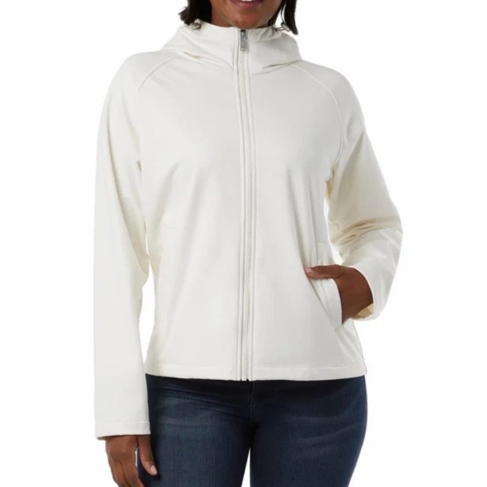 32 • Heat Cream Zip-Up Hoodie Size XL